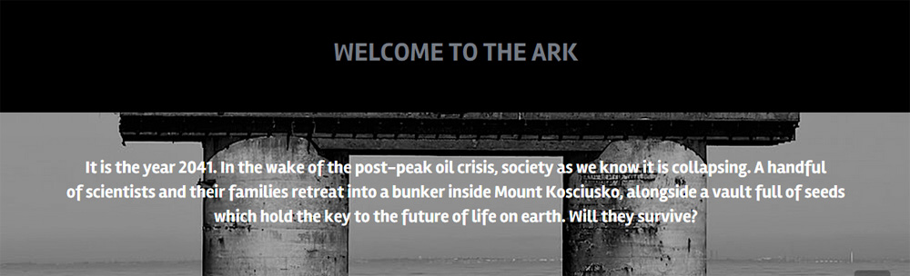 Readers can contribute to the world of The Ark via the app & website